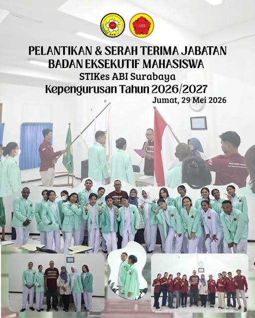 Pelantikan dan serah terima jabatan Badan Eksekutif Mahasiswa STIKES ABI